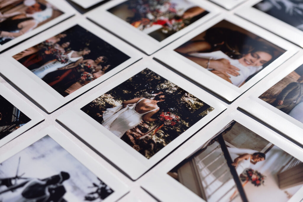 Printed wedding photos for memories of a wedding day